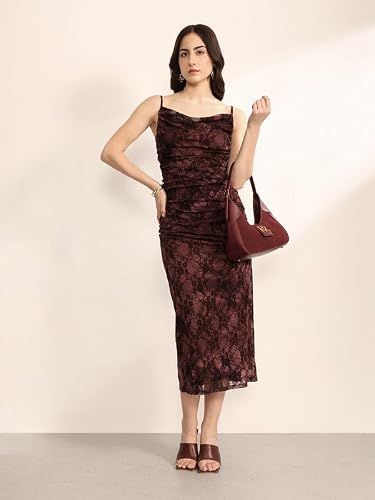 Kazo Women Maxi Dress (Wine XS)