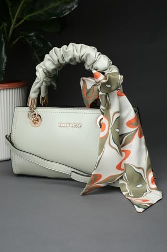 Allen Solly Women Solid Scrunchie Handle Crossbody Bag