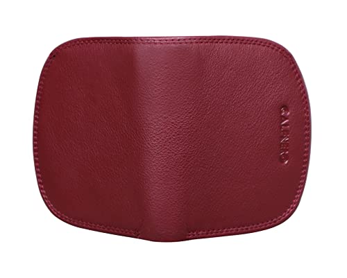 Calfnero Women's Genuine Leather Wallet-Long Purse Wallet with Multiple Card Slots and Note Compartment (Brodo)