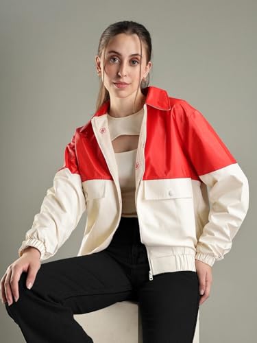 Tommy Hilfiger Women's A-Line Coat (F24HWOT077-XS_Fierce Red/Calico