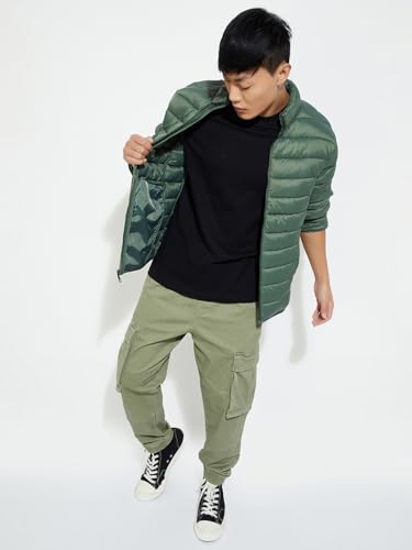 Max Men's Parka Coat (EDCAW24JK04MD_Green