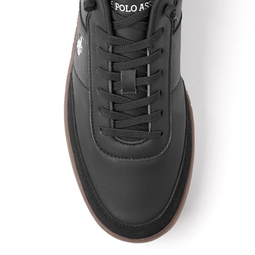 U.S. Polo ASSN. Mens Milton Black Sneakers - (UK10) (UK11) (2FD24874Z01)
