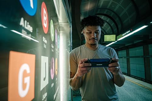 Backbone One Mobile Gaming Controller for iPhone (Lightning) - 2nd Gen - Turn Your iPhone into a Gaming Console - Play Xbox, PlayStation, PC, & App Games (3 Months Apple Arcade Included)