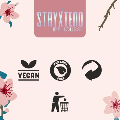 MATT LOOK StayXtend Lip Mousse Smudge & Transfer proof, Long Lasting, Non-Sticky, Waterproof Liquid Lipstick for women, everyday use with Vitamin E, Loud Pink - 4ml (Pack of 1)
