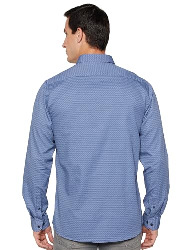 Allen Solly Men's Slim Fit Shirt (ASSFQSPP840411_Blue