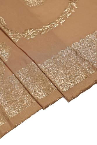 Soch Womens Beige Art Silk Embroidered Suit Set With Zari
