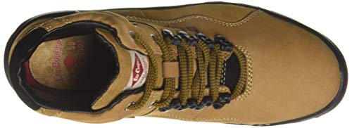 Lee Cooper LC1657BR Men's Leather High Ankle Boots | Stylish Lace-Up Design | Cushioned Insole for Comfort | Durable & Trendy for Everyday Wear_40EU_6UK