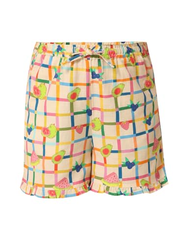 VERO MODA Girls Printed Thigh Length Mid Rise Multicolor Casual Shorts