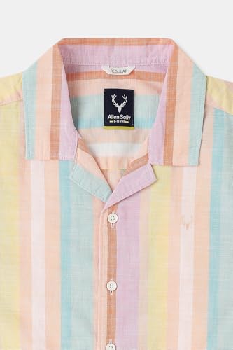 Allen Solly Boys Multi Striped Casual Shirt Multicolour