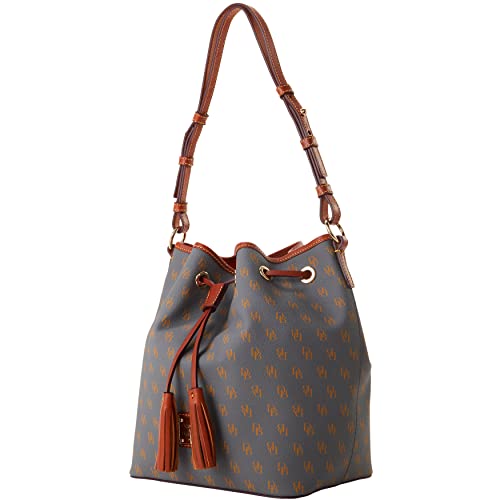 Dooney & Bourke Handbag, Gretta Kendall Drawstring - Slate, Slate, One Size