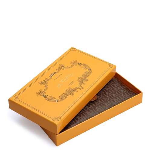 Da Milano Premium Leather Wallet for Women | Multi Compartment Travel Wallet - Brown (10532)