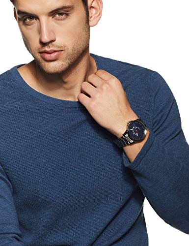 Daniel Klein Stainless Steel Analog Blue Dial Men's Watch-Dk12150-5