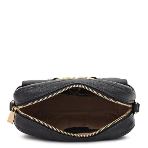 Da Milano Leather Sling Bag for Women - Black