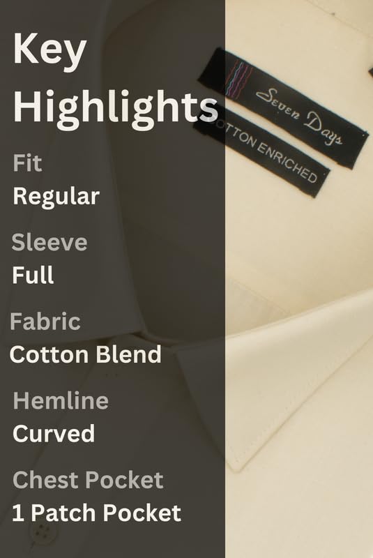 Plus Size Formal Shirts Man Office Wear, Regular Fit Shirt Men Full Sleeve, Light Beige 1 Colour Shirt Branded, 48 4XL Size Plain Gents Sart, Wrinkle Poly Cotton Blend Polycotton Polyester Official