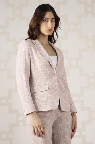 Van Heusen Women's Blazer (VWBZFRGFS88710_Pink
