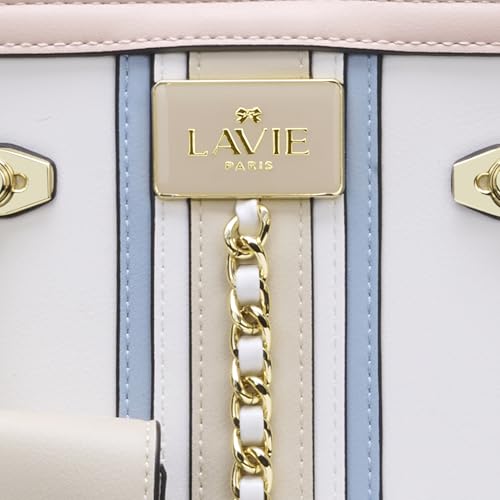 LAVIE PARIS Women's Louvre Chain Satchel Bag | Satchel Handbag for Work | Ladies Purse | Stylish Shoulder Bag | Gift for Women