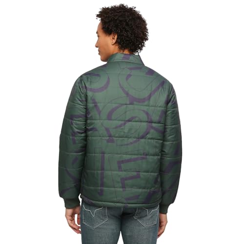 Pepe Jeans Men's A-Line Coat (PM402935_Ivy Green