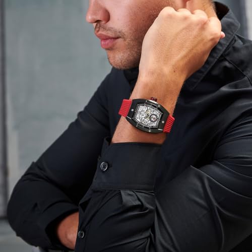 Cerruti 1881 Watch for Men with Black Dial in 50 MM, strap