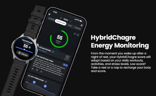 Amazfit Balance 2 Smart Watch 47mm AMOLED Sapphire Glass Display, Dual Band GPS, 21 Days Battery, 170+ Sport Modes, Hyrox Mode, Accurate Readings, for Android & iPhone