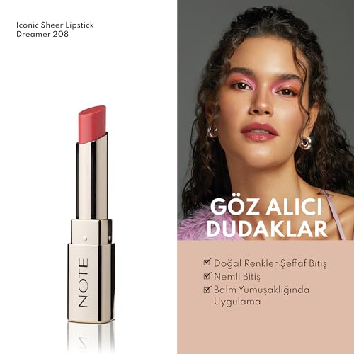 Note Cosmetique Lipstick 208 Dreamer (Glossy)