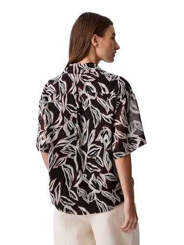 Calvin Klein Jeans Women's 0 Regular Fit T-Shirt (44B945G001_Black