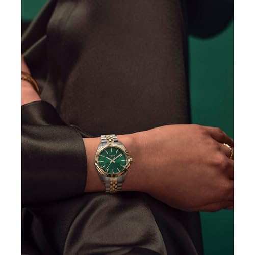 Timex Women's imex Legacy 36mm Watch - Two-Tone Bracelet Green Dial Gold-Tone Case, Two-Tone