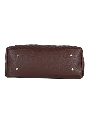 MINI WESST Women's Western Casual Solid Zip Handheld Bag | Ideal for Office, College & Everyday Use