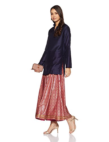 W for Woman Women's Straight Pants (17AUS60742-50843_Pink_WL)