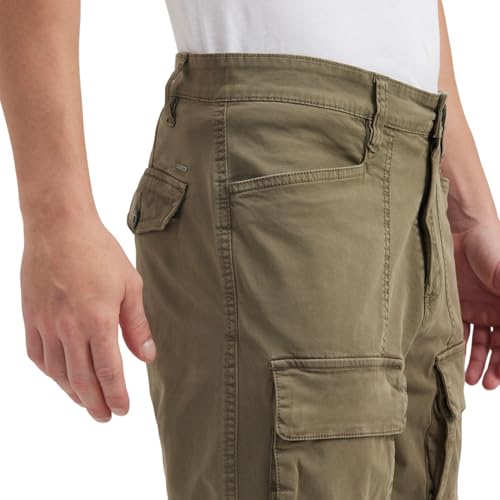 Pepe Jeans Men's Straight Casual Pants (PM211949_Olive Green