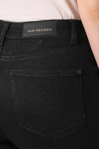 Women Black Dark Wash Jeans
