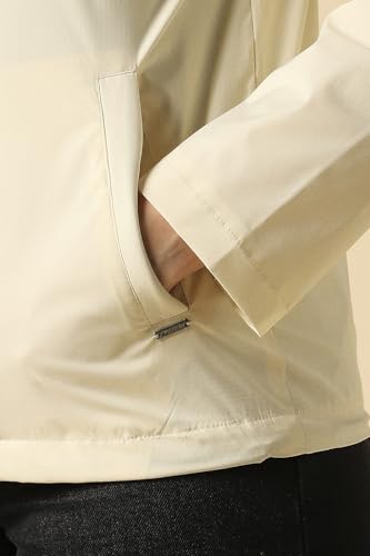 Women Beige Solid Casual Jacket