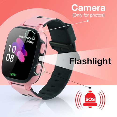 sekyo S2 Pro Kids Smartwatch for Boys & Girls, Calling Smart Watch for Kids with Location Tracker, Camera, SOS & Safe Zone Alert, Remote Monitoring, Family Chat, App Control