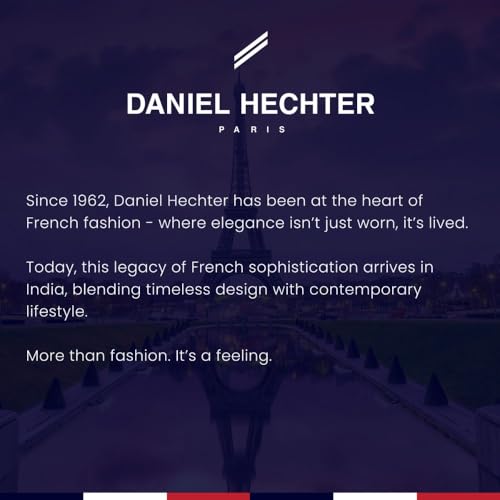 Daniel Hechter Paris Rivoli Collection Modern Analog Watch for Men with Octagon Dial and Silicon Band-DHM1003