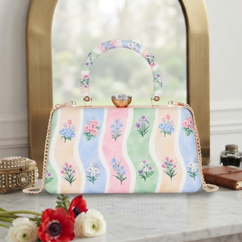 ESBEDA Multi Color Brescia Clutch For Womens | ESBEDA Clutches, Printed Clutches For Women's,