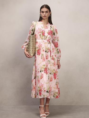 VERO MODA Women's Midi Dress Light Pink