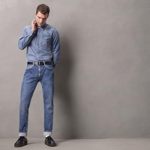Levi's Men's 501 Original Fit-Jeans, Unleaded - Medium Indigo, 31Wx32L