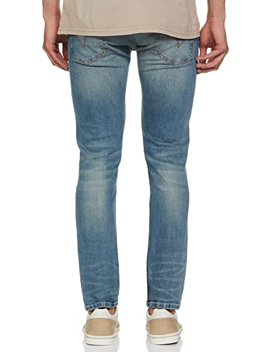 Pepe Jeans Men's Mid Rise Straight Jeans (PM206828J67_MED Used_36), Blue
