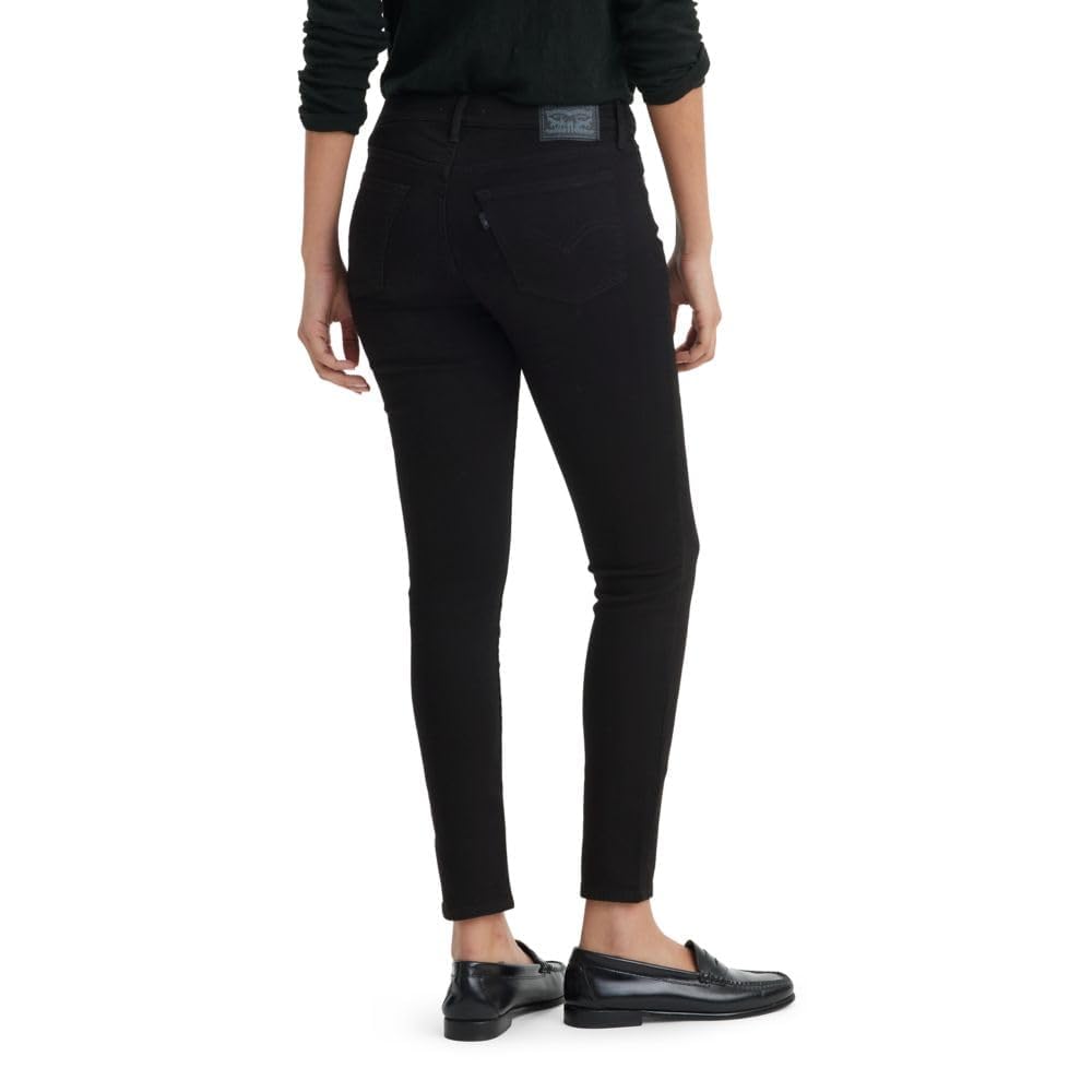 Levi's Women's 711 Skinny Jean, Soft Black, 33 (US 16) S