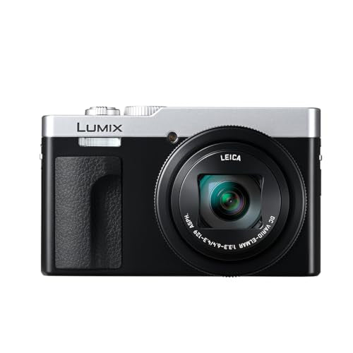 Panasonic LUMIX ZS99 Point and Shoot Camera, Compact Camera for Travel with 30x Zoom with 24-720mm Zoom Lens, and 4K Video/Photo, Great for Travel and Concerts, DC-ZS99 + Bag+ 32GB SD Card (Silver)