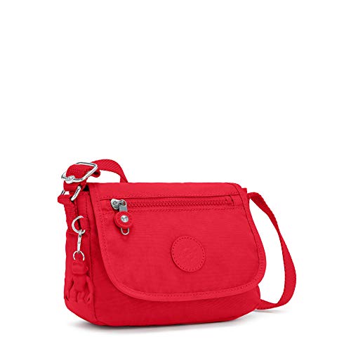 Kipling womens Sabian Mini Crossbody Bag, Red Rouge, 7.75 L x 5.75 H 3.5 D US