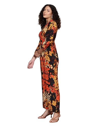 Label RITU KUMAR Black Floriane Jumpsuit