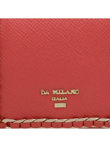 Da Milano Sling Leather Wallet for Women - Corallo