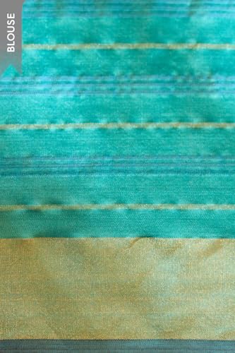 Taneira Women Blue Bhagalpur Woven Pure Tussar Silk Saree with Unstitched Blouse Piece (SAPH01AB1307-Blue)