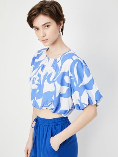 Max Women's Regular Fit Top (TOP52010_Blue