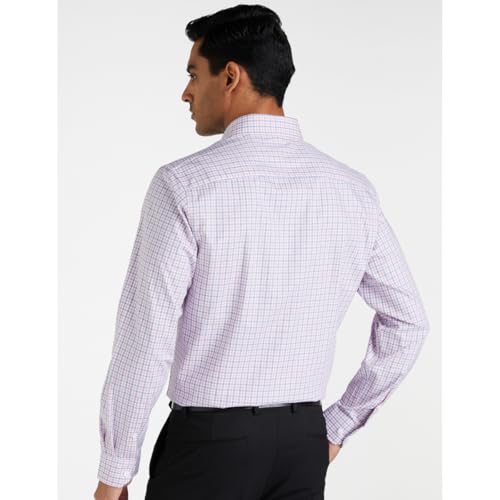 Allen Solly Men Cotton Slim Fit Shirt (ASSFQSPPR98372_Pink, 42