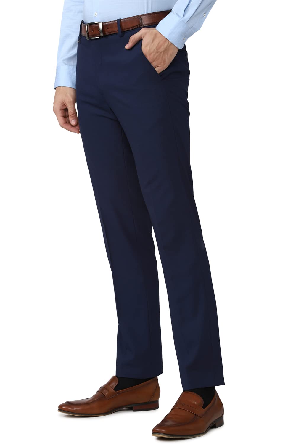 Van Heusen Men's Slim Work Utility Pants (VHTFFSLB050551_Navy_38)