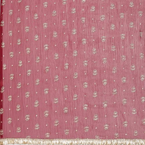 Rangriti Women Polyester Regular Dupatta(RMMSHIMMERY18462_FREE_Red)