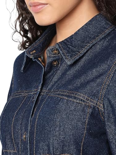 VERO MODA Women Dark Blue Shirt Dress
