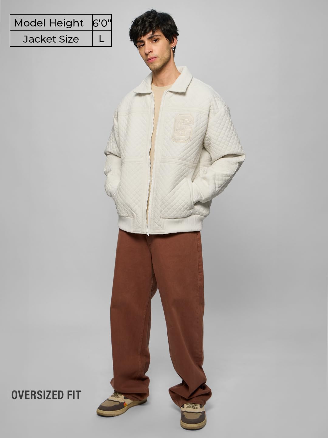 The Souled Store Quilted Jacket: Snow Storm Men and Boys Winter Oversized Puffer Jackets