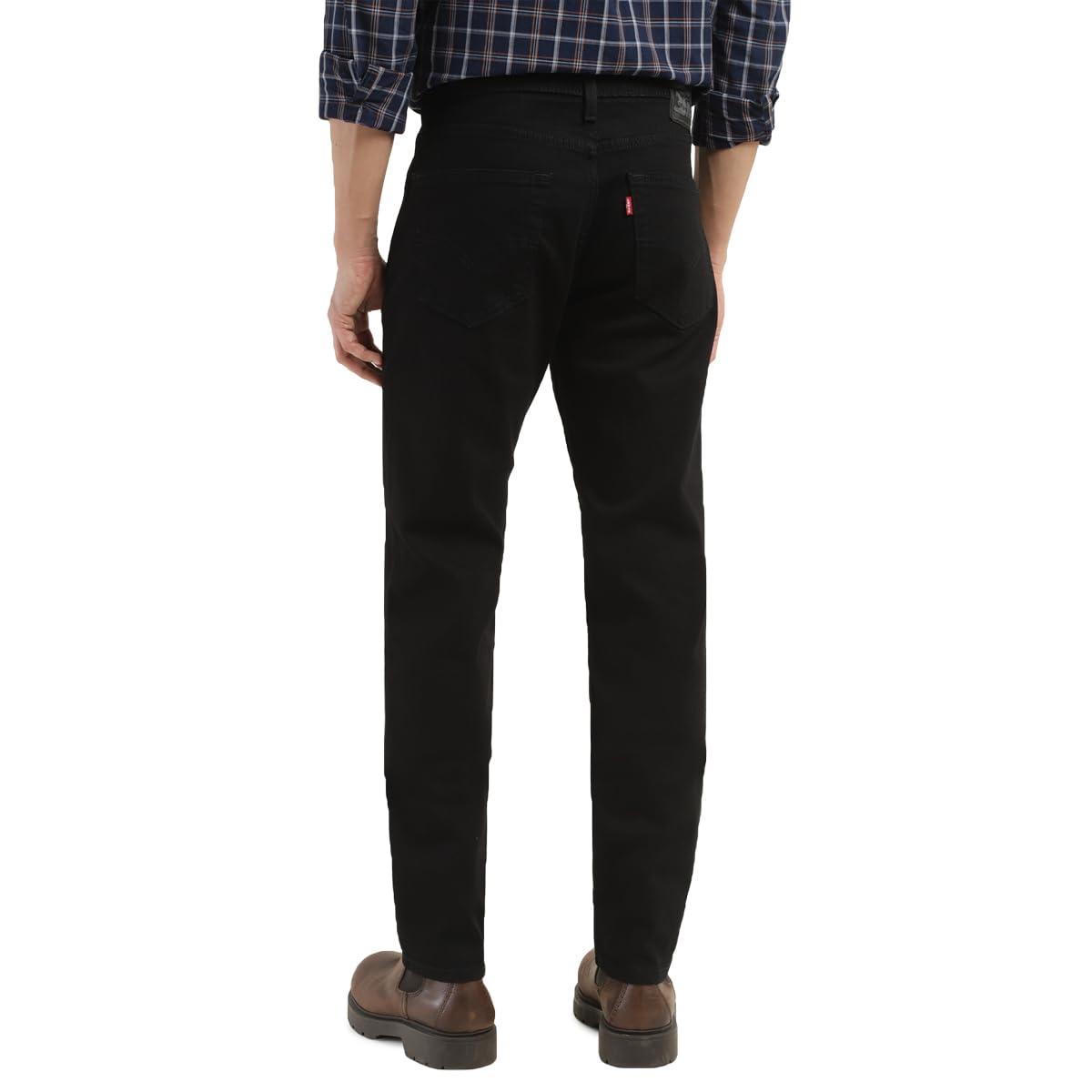 Levi's Men's 511 Slim Fit Mid Rise Jeans Solid Black